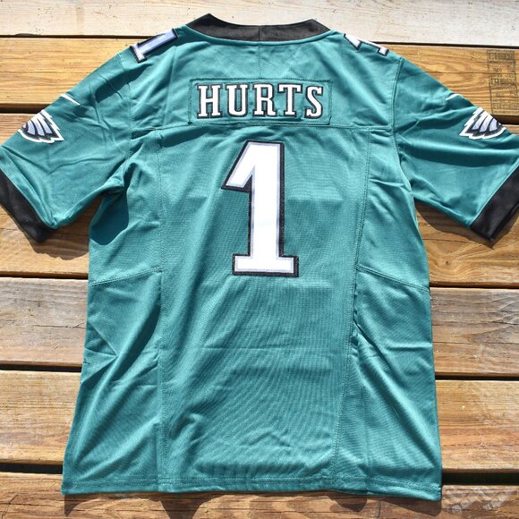 New! Jalen Hurts Philadelphia Eagles Green Football Jersey Adult Men's Sizes - Picture 1 of 2